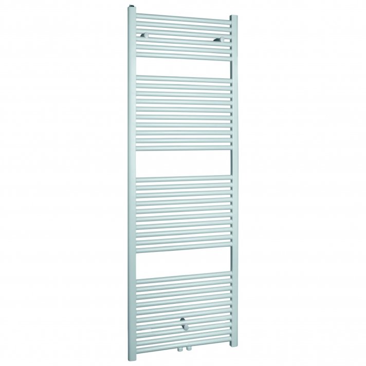 500x800 - 464 Watt | Handdoekradiator Wit Zij- & Middenaansluiting