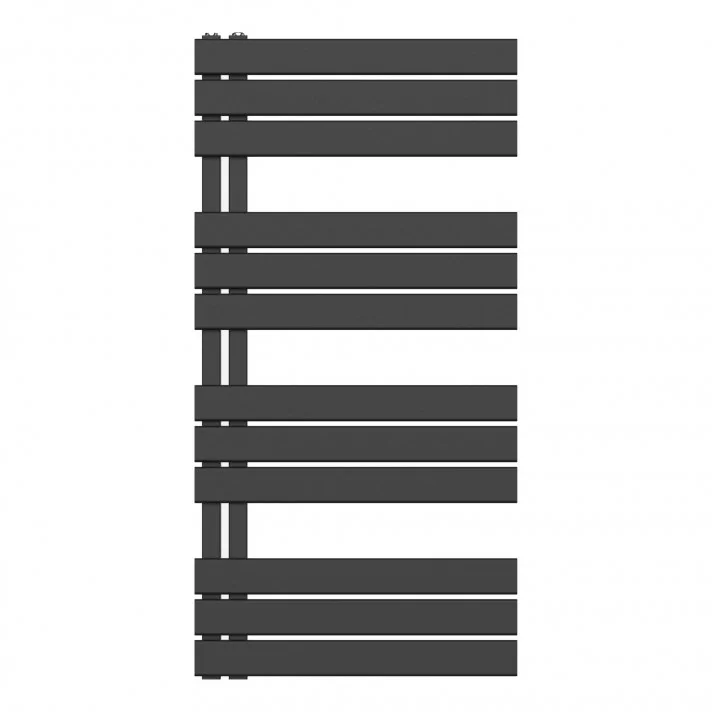 1200x600 – 681 Watt | handdoekradiator zwart | links aansluiting/comb