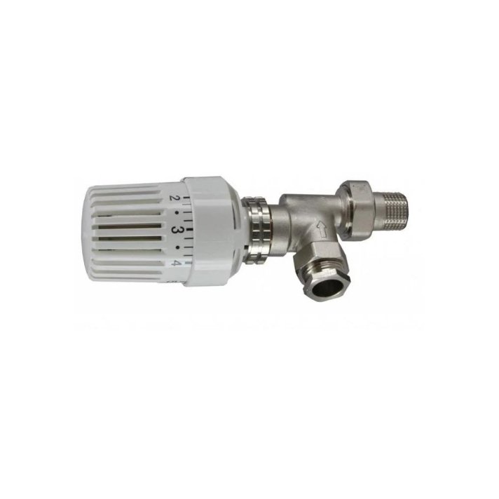 Thermostatische Radiatorkraan verkeerdhaaks