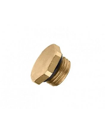 Bonfix Plug stopkraan 1/4" met fiberring