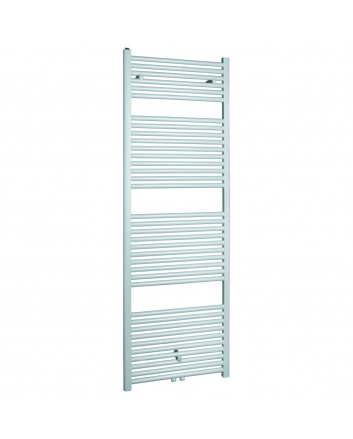 400x800 - 378 Watt | Handdoekradiator Wit Zij- & Middenaansluiting
