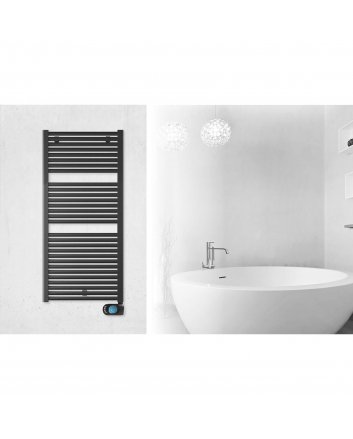 500x800 - 300 watt | elektrische handdoekradiator zwart