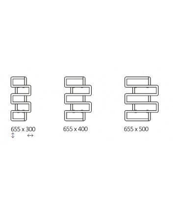 400x655 – 316 watt | Bookie | Designradiator