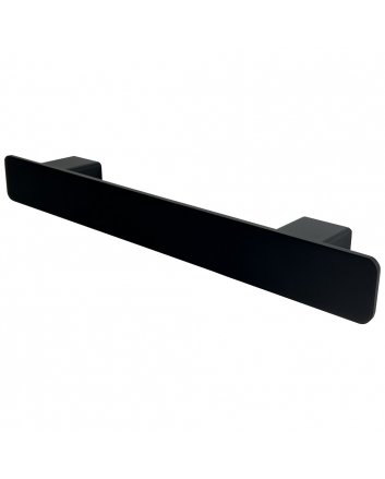 BSXL magnetisch 460 mm handdoekenrek voor radiatoren vierkant - Zwart