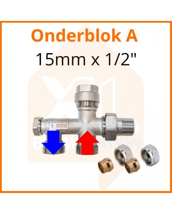 Onderblok A 15mm x 1/2"